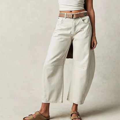 Retro jeans til kvinder - afslappet snit