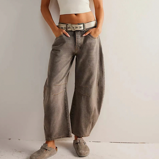 Retro jeans til kvinder - afslappet snit