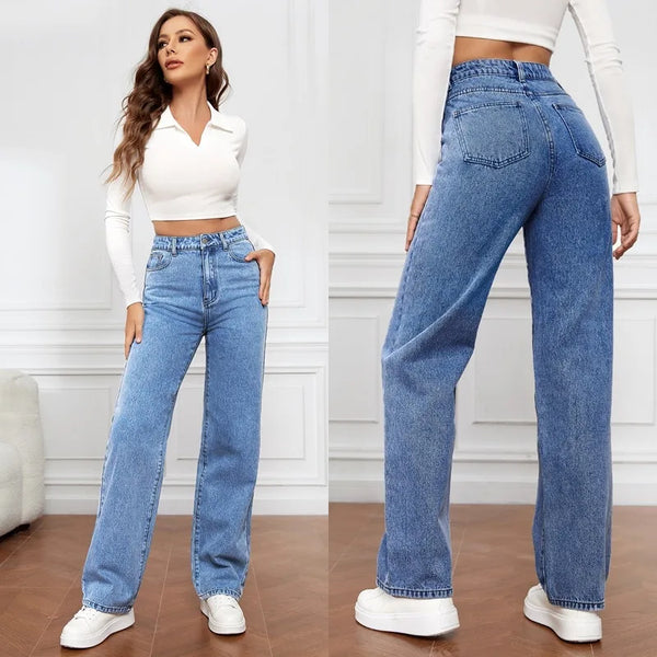Gloria – vintage højtaljede stretchjeans
