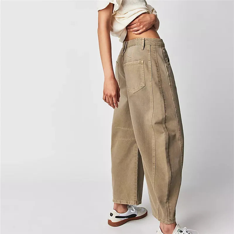 Retro jeans til kvinder - afslappet snit
