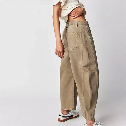 Retro jeans til kvinder - afslappet snit