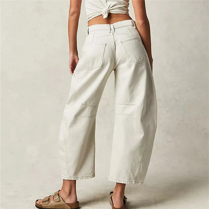 Retro jeans til kvinder - afslappet snit