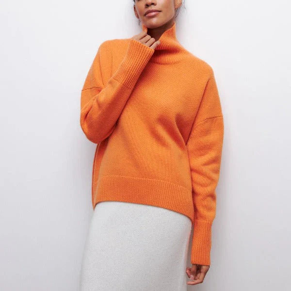 Avery - sweater with high collar