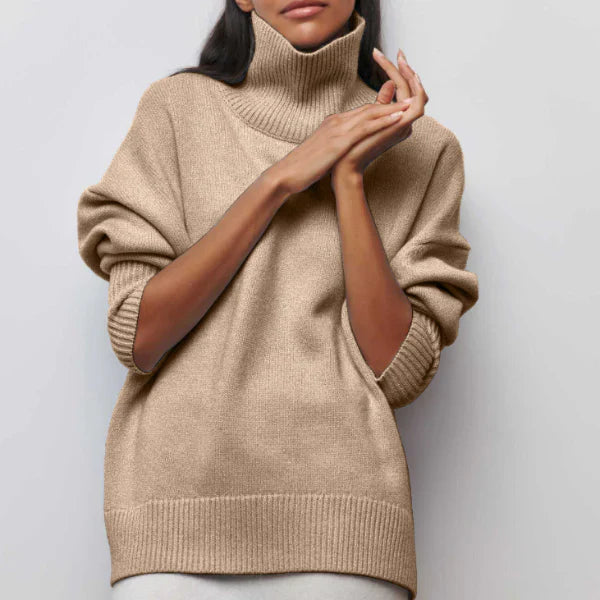 Avery - sweater with high collar