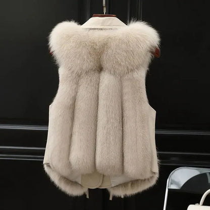 Megane – elegant fur vest with a luxurious look