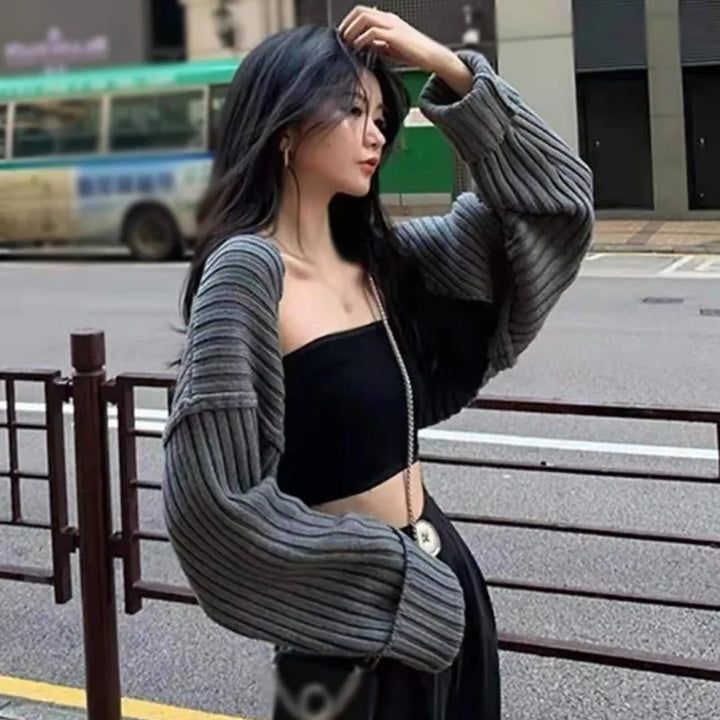 Elegant strikket bolero - stilfuld damecardigan
