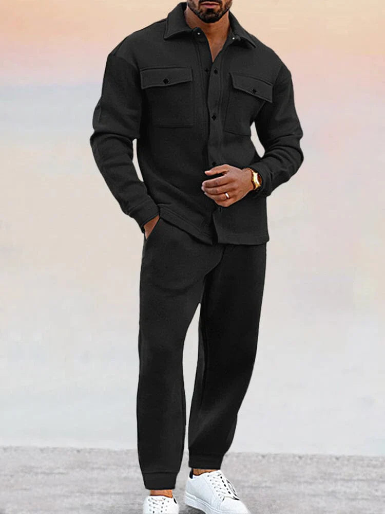 Stylish men's two-piece suit – comfortable and sporty