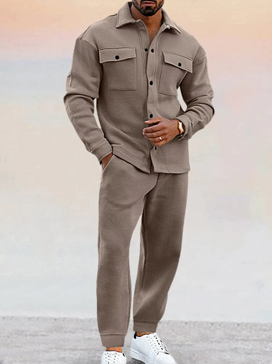 Stylish men's two-piece suit – comfortable and sporty