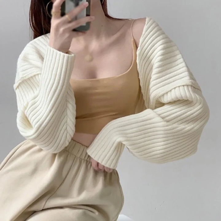 Elegant strikket bolero - stilfuld damecardigan