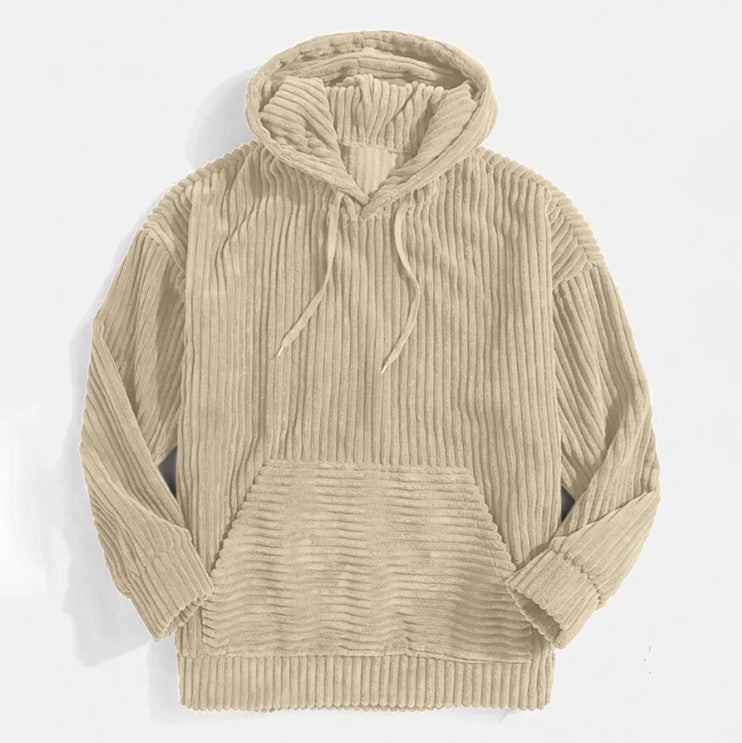 Jare - high-quality corduroy hooded jacket for men