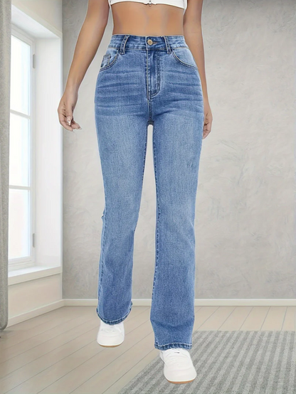 Lovisa – lyseblå bootcut jeans