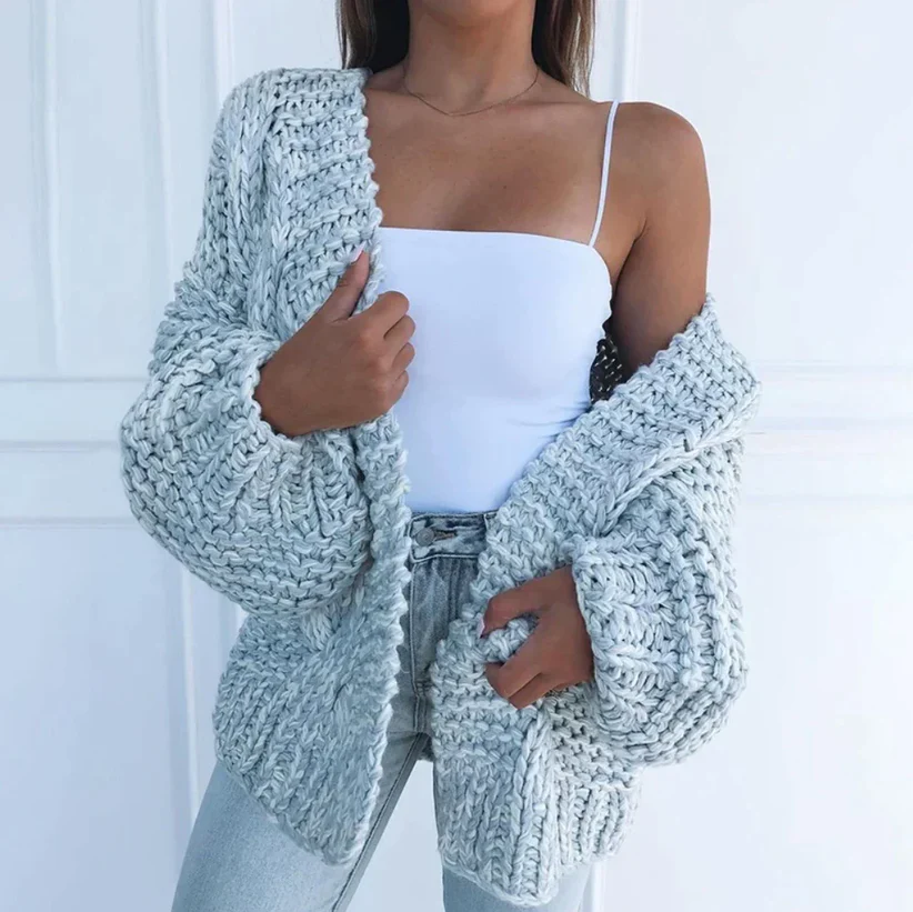 Chunky strik cardigan - Kira