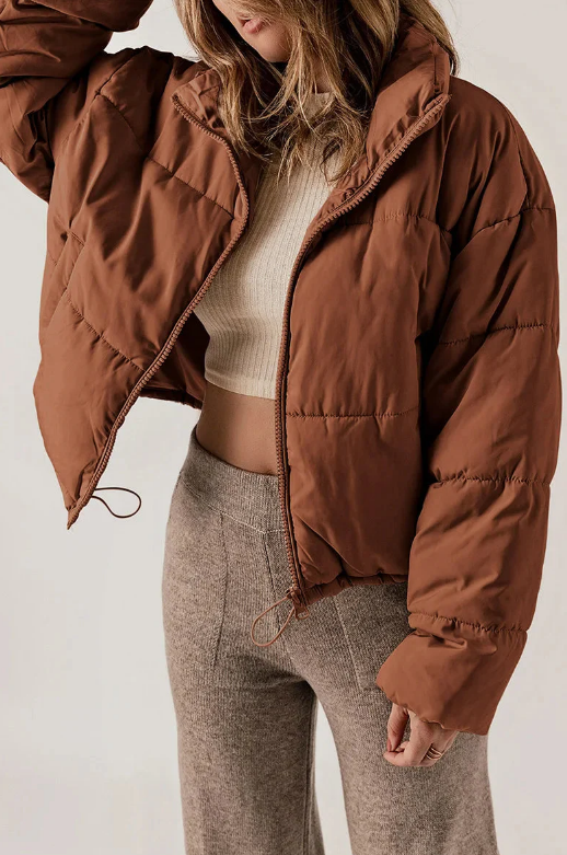 Lia - modern puffer jacket made from high-quality material