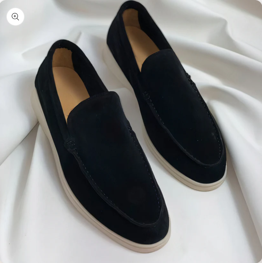 Gio - vintage læder loafers til mænd