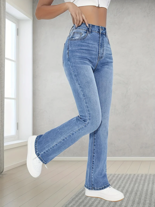 Lovisa – lyseblå bootcut jeans