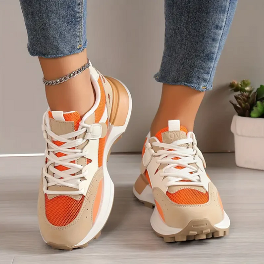 Dolores – damesneakers i color block design