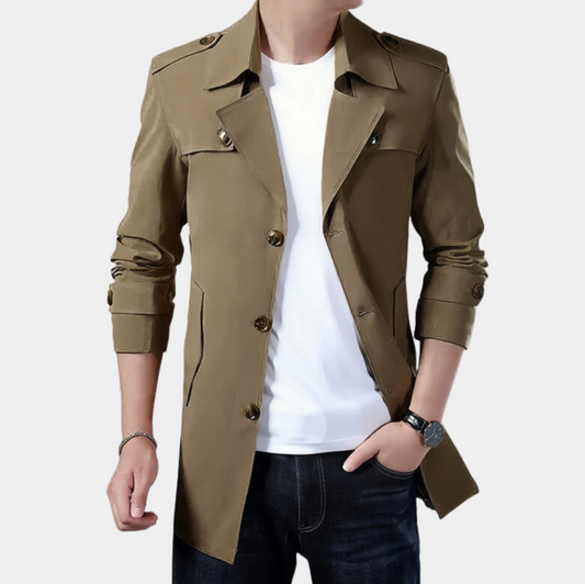Gregorio - elegant klassisk trenchcoat til den moderne mand