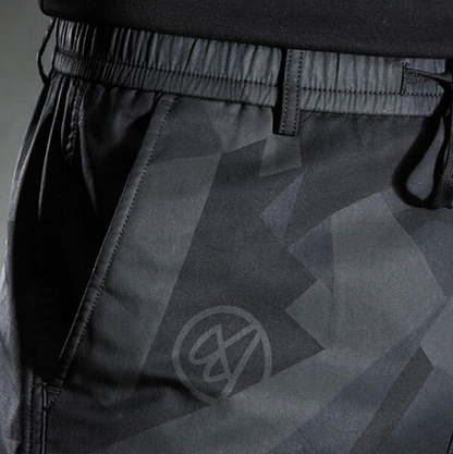 Sorte slim fit chinos til mænd