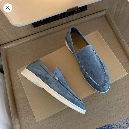 Gio - vintage læder loafers til mænd