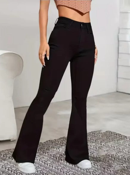 Ariana denim bukser med udsving