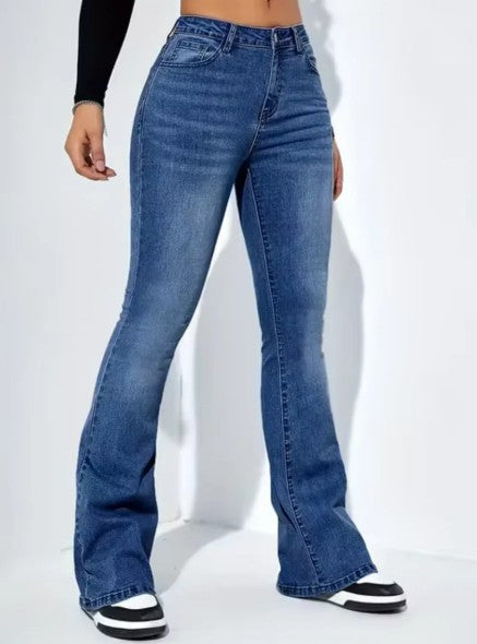 Ariana denim bukser med udsving
