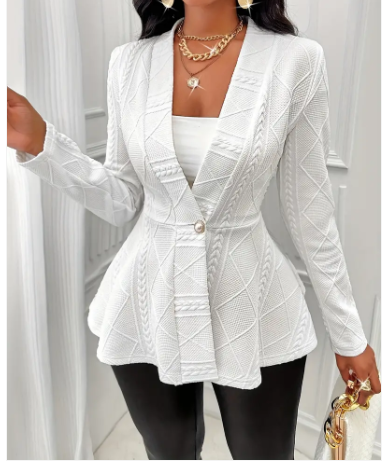 Savannah - elegantere strickblazer