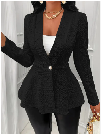 Savannah - elegantere strickblazer