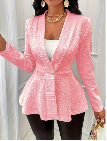 Savannah - elegantere strickblazer