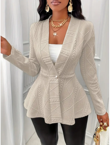Savannah - elegantere strickblazer