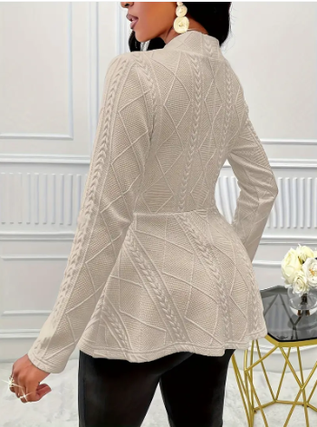 Savannah - elegantere strickblazer