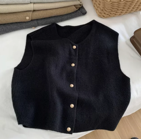 Annabeth cardigan uden ærmer