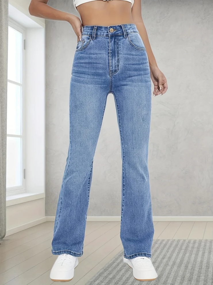 Lovisa – lyseblå bootcut jeans