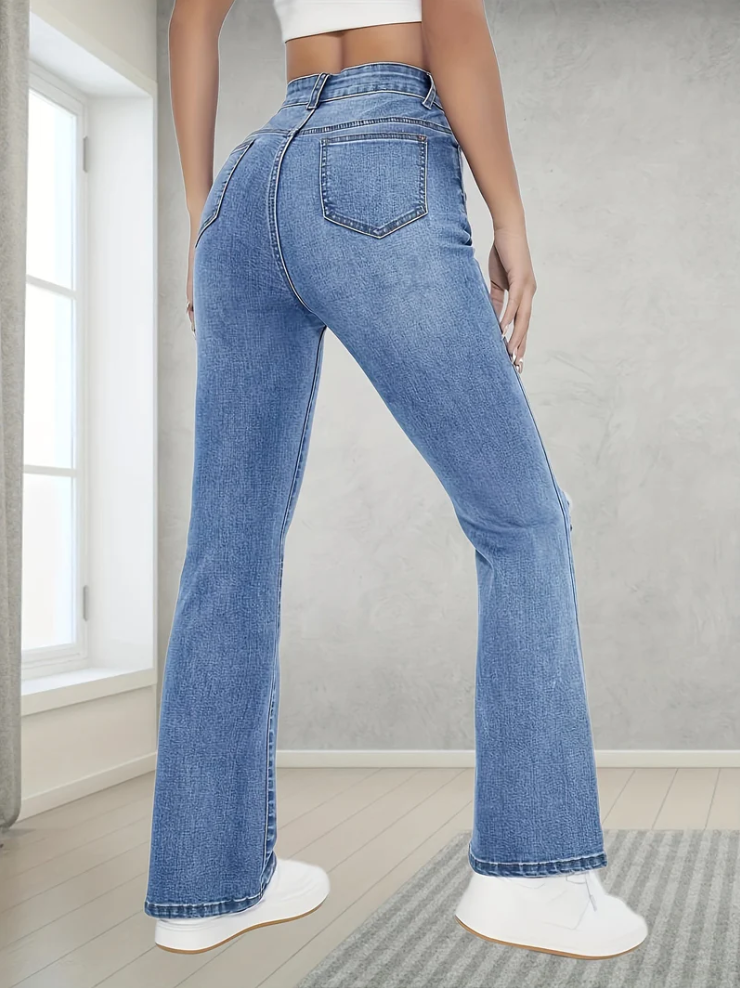Lovisa – lyseblå bootcut jeans