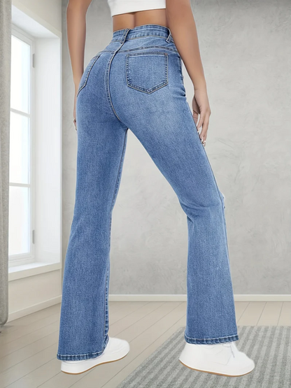 Lovisa – lyseblå bootcut jeans
