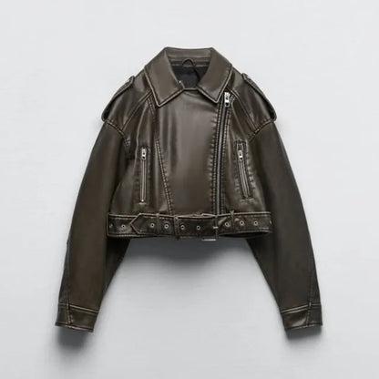 Lola - modern short biker jacket