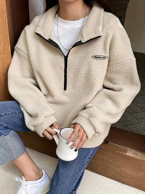 Kate – sweatshirts med lynlås