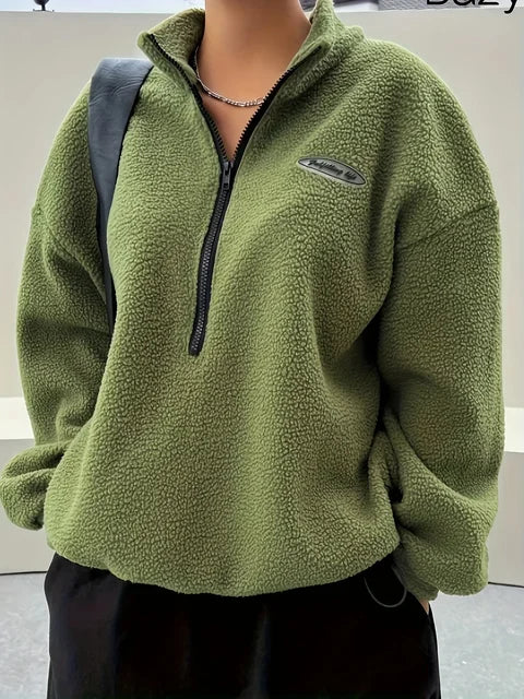 Kate – sweatshirts med lynlås