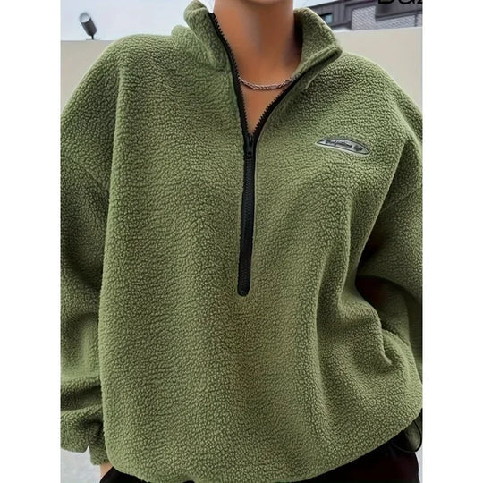 Kate – sweatshirts med lynlås