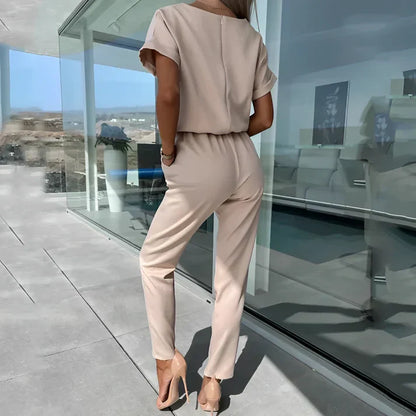 Jumpsuit julia med korte ærmer