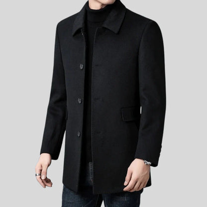 Eckhard – timeless single-breasted coat in a classic cut