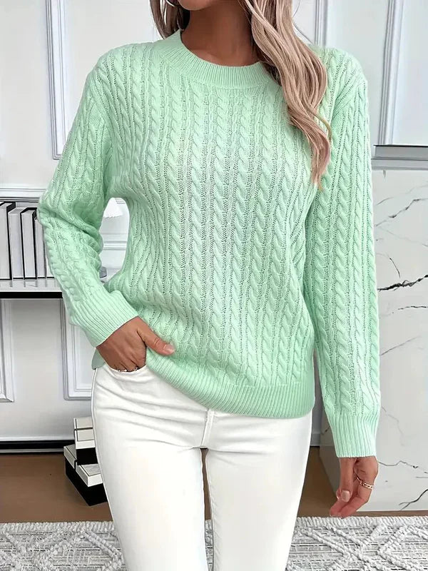 Elvira – cozy fall sweater made from soft knit fabric
