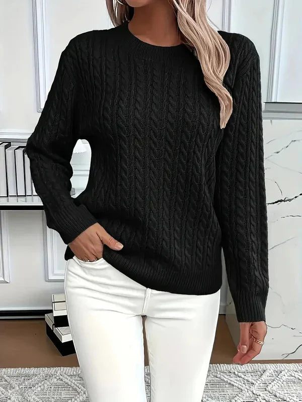 Elvira – cozy fall sweater made from soft knit fabric