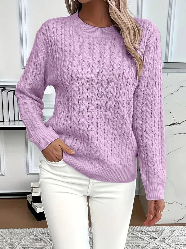 Elvira – cozy fall sweater made from soft knit fabric