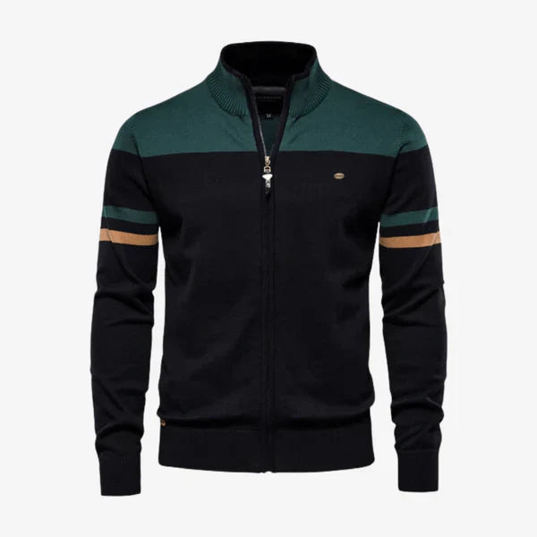 Falko – stylish zip jacket with a modern collar