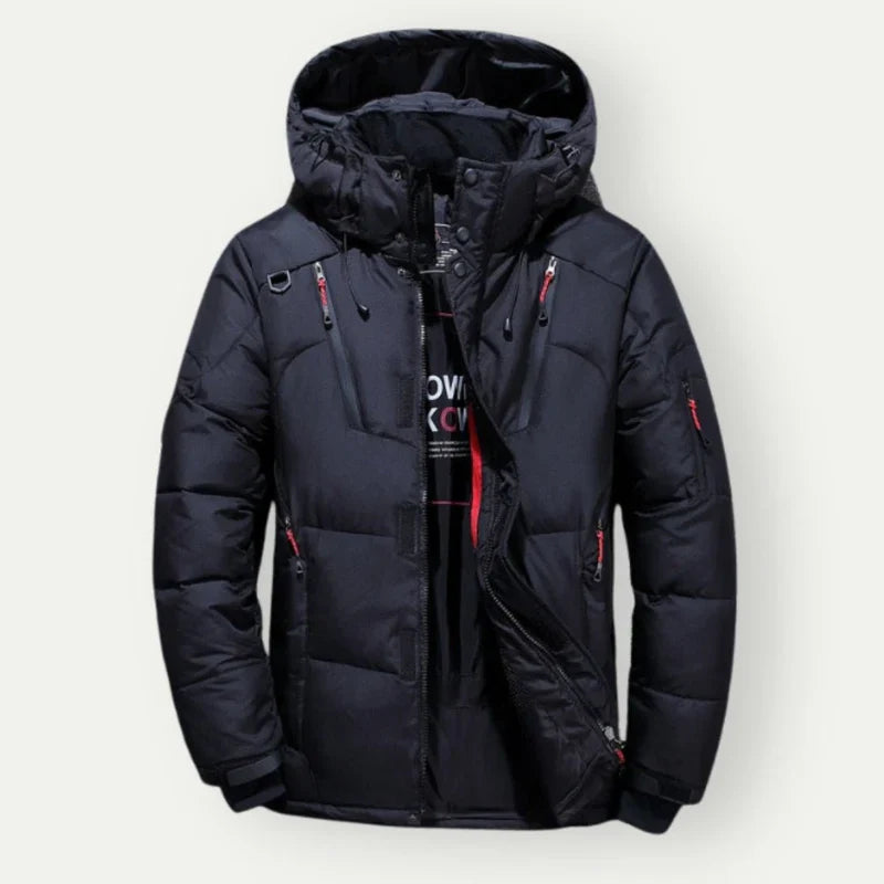 Jakob – warm quilted jacket with hood