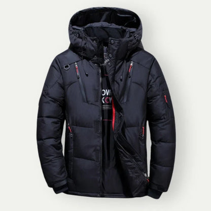 Jakob – warm quilted jacket with hood