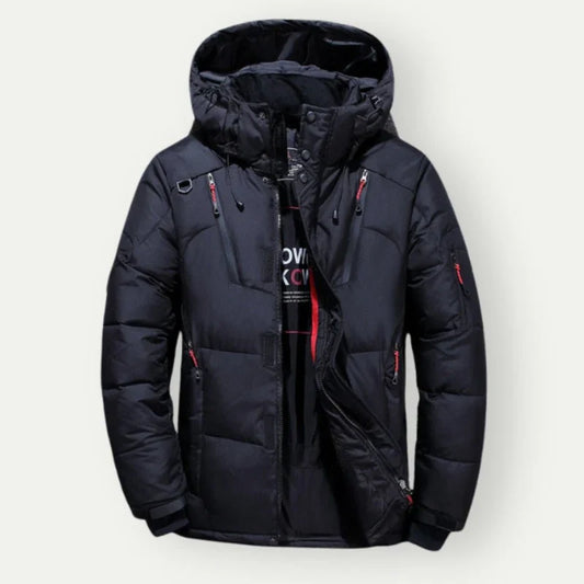 Jakob – warm quilted jacket with hood