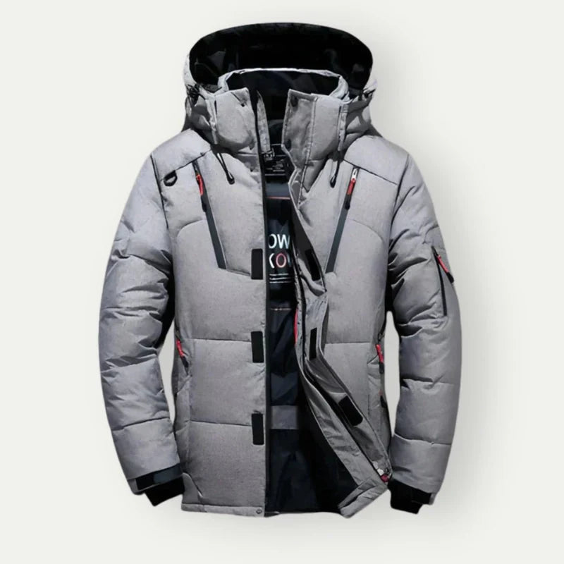 Jakob – warm quilted jacket with hood