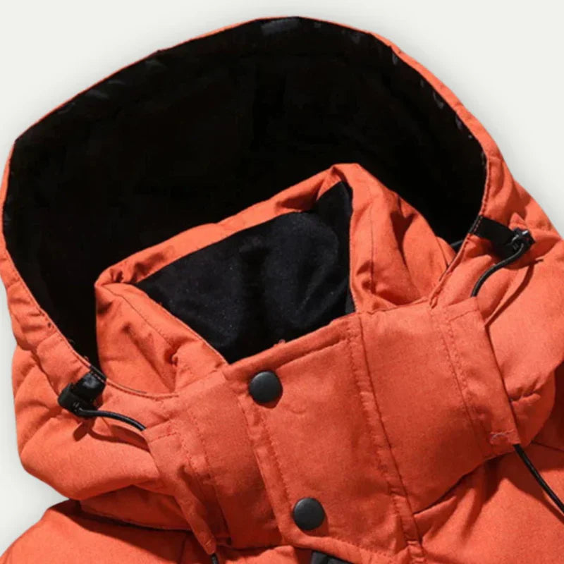 Jakob – warm quilted jacket with hood