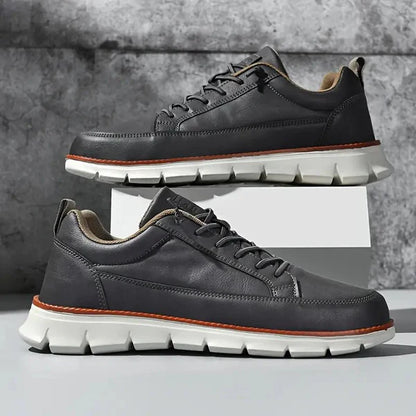Manfred – classic leather sneakers with comfortable soles